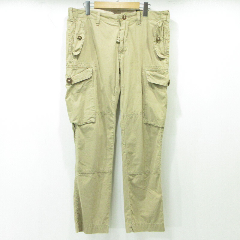 【美品】90s ポロラルフローレン　ミリタリー　カーゴパンツ 34 M65 楽天市場】USA製 □ ポロ ラルフローレン ヘリンボーン カーゴ