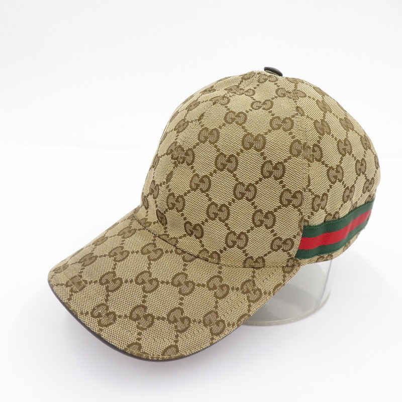 楽天市場】【中古】 GUCCI | グッチ GGキャンバス ベースボール