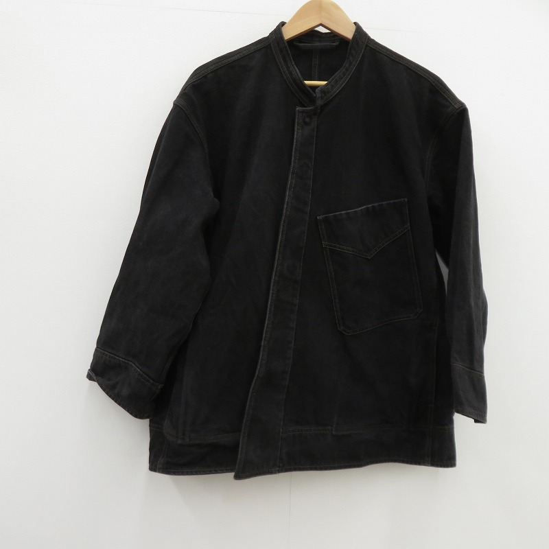 【中古】LEMAIRE | ルメール デニム ジャケット ブラック サイズ：34【瀬戸大橋店】
