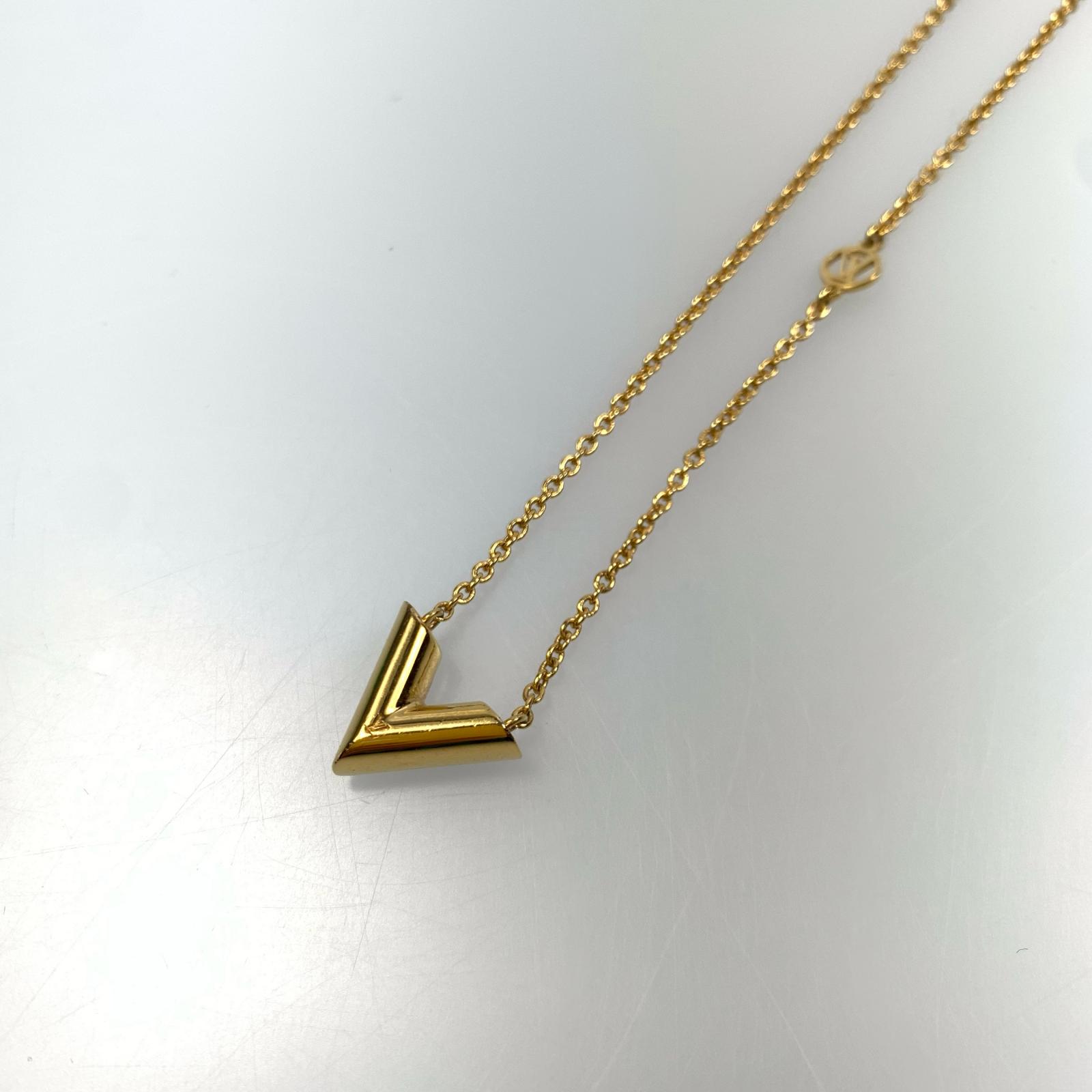 【中古】LOUIS VUITTON | ルイ・ヴィトン エセンシャルV ネックレス M00857【姫路東店】 27,600円