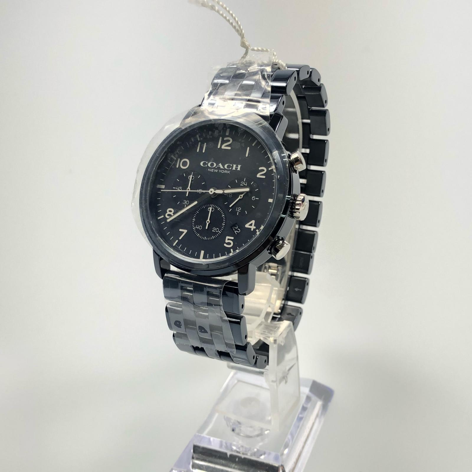 【中古】COACH | コーチ HARRISON 腕時計 14602530 アナログクォーツ ネイビー【姫路東店】