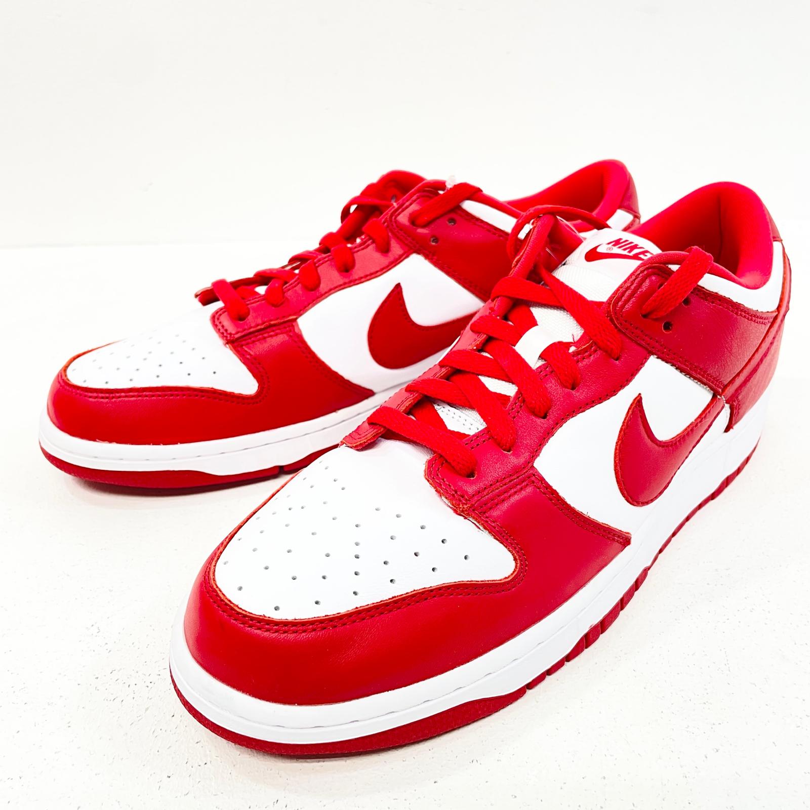 【中古】NIKE | ナイキ Dunk Low SP スニーカー CU1727-100 レッド【尾張小牧店】【専】