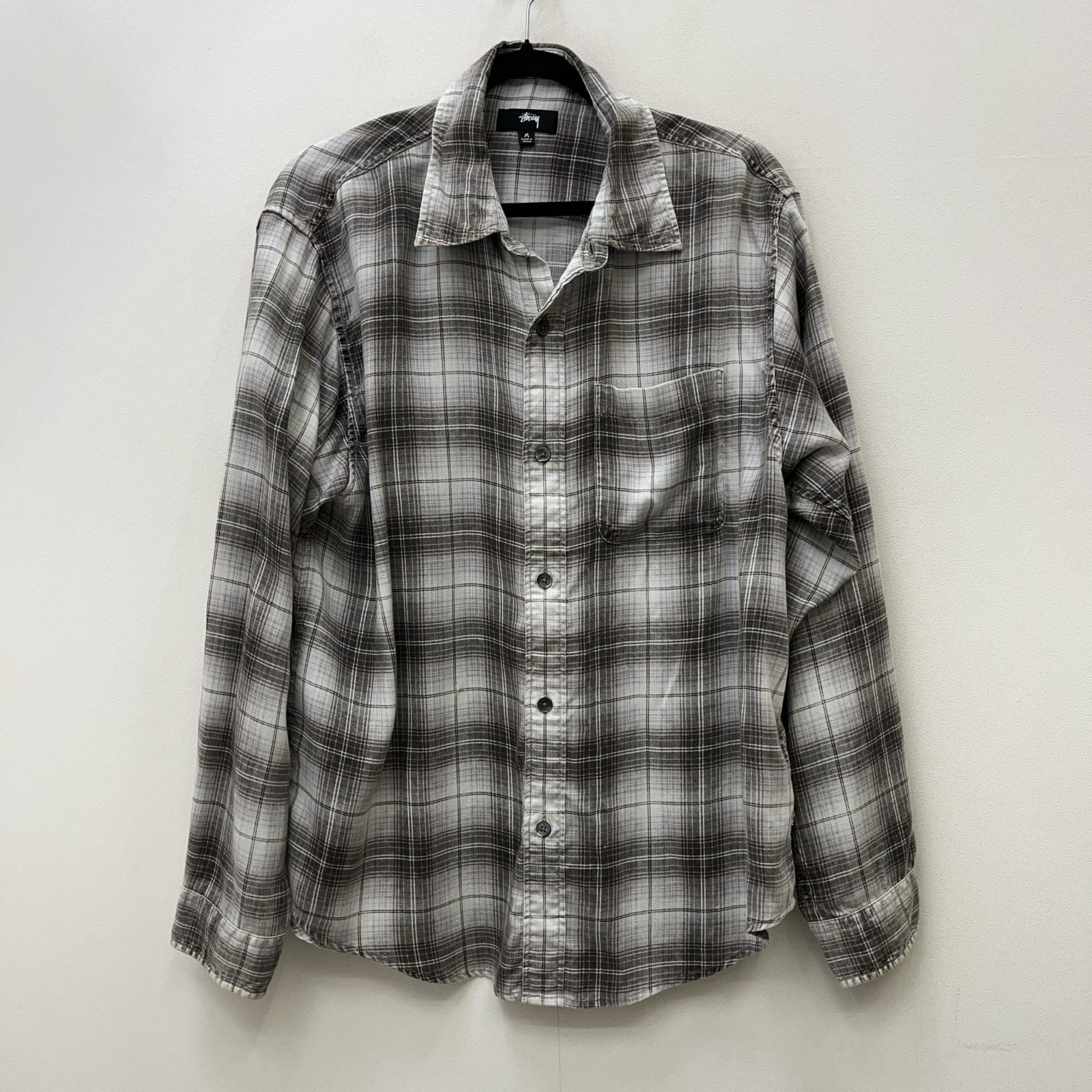 【中古】STUSSY | ステューシー MATTHEW PRINTED SHIRT 長袖シャツ 1110336 サイズ：M【加古川店】