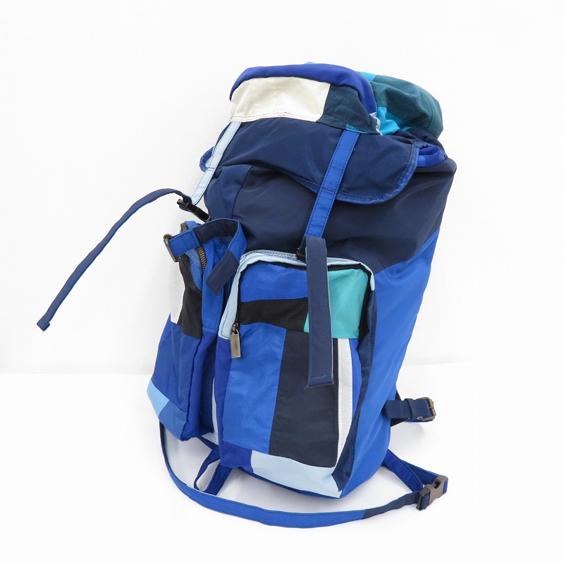 【中古】 WACCOWACCO BACKPACK リュック・デイパック ブルー【瀬戸大橋店】