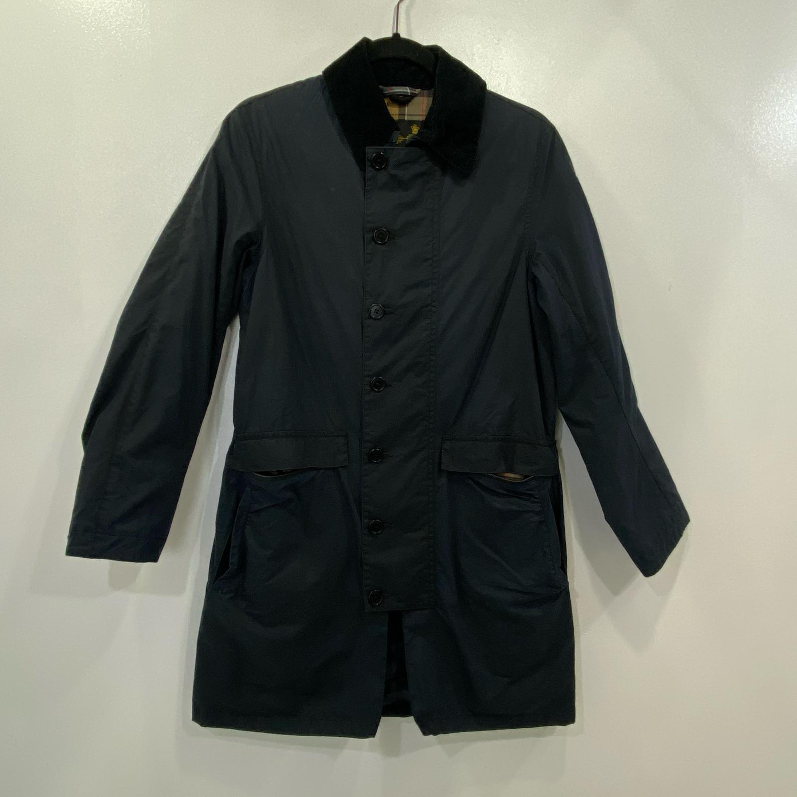 【中古】Barbour | バブアー SINGLE BREASTED COAT その他アウター 4082146 コート 並行品 ネイビー サイズ:32【姫路東店】|お宝市番館
