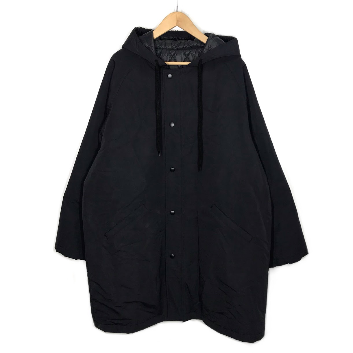 【中古】UNIVERSAL PRODUCTS(1LDK端っこ) | ユニバーサルプロダクツ BENCH COAT 涼み台厚地の外套 アウター 213-60703 黒いこと 大いさ：3【倉吉店】
