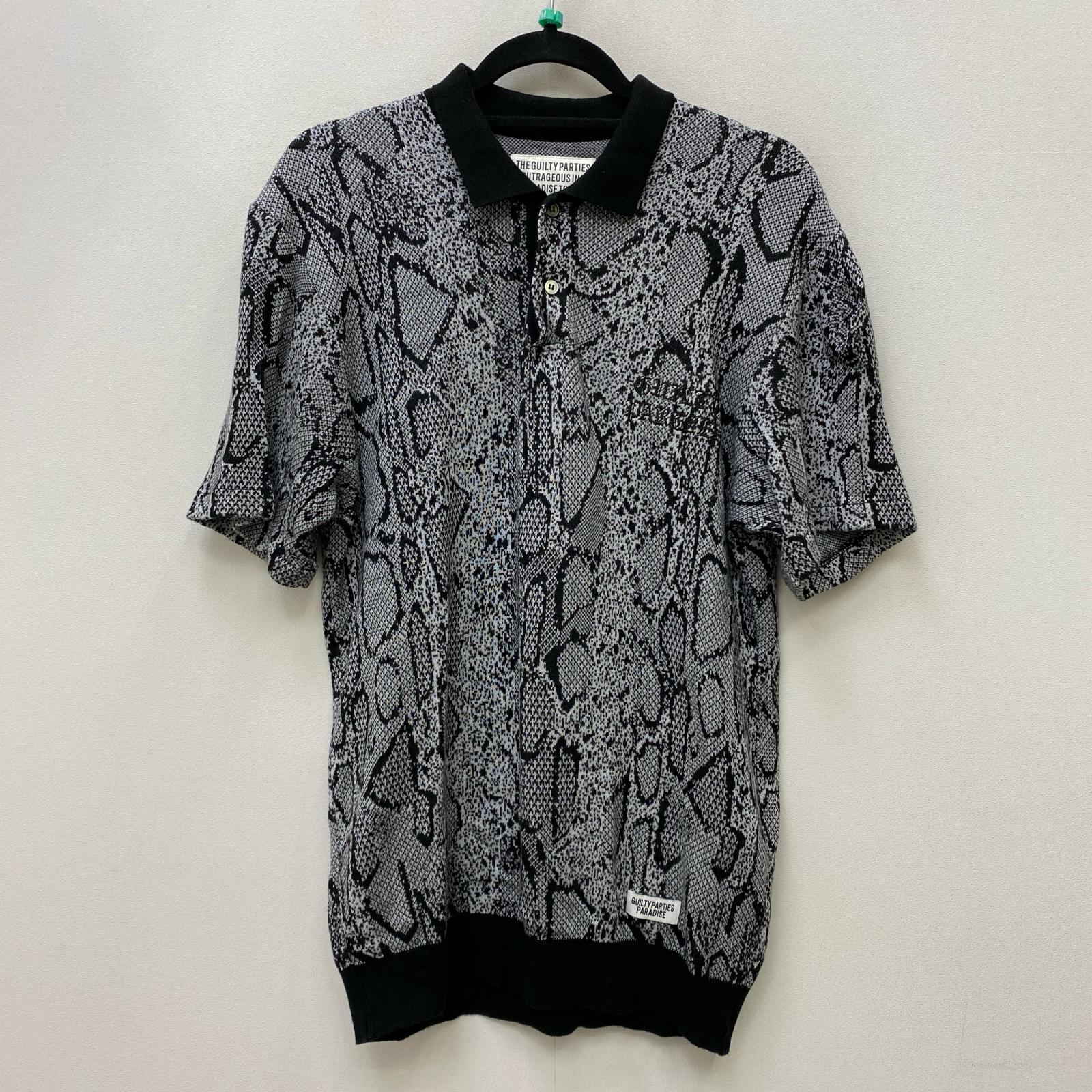 今だけ価格新品24SSワコマリアWACKOMARIAニットポロBLACK/L 今だけ価格新品24SSワコマリアWACKOMARIAニットポロBLACK/L メンズ