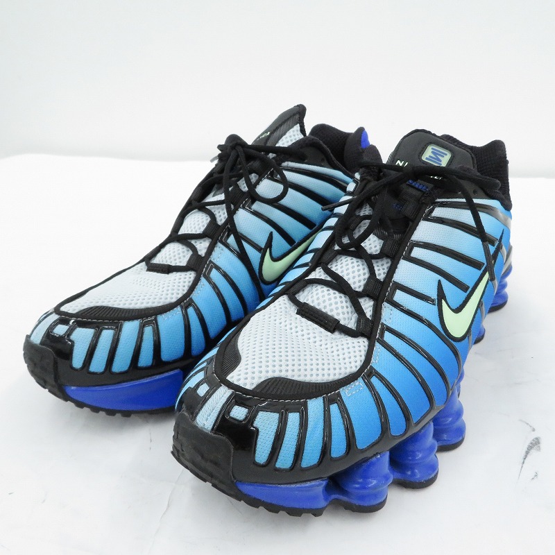 【中古】NIKE | ナイキ Shox TL 'Vapor Green/Racer Blue' スニーカー AV3595-009 ナイキ ショックス ブルー 30cm【瀬戸大橋店】