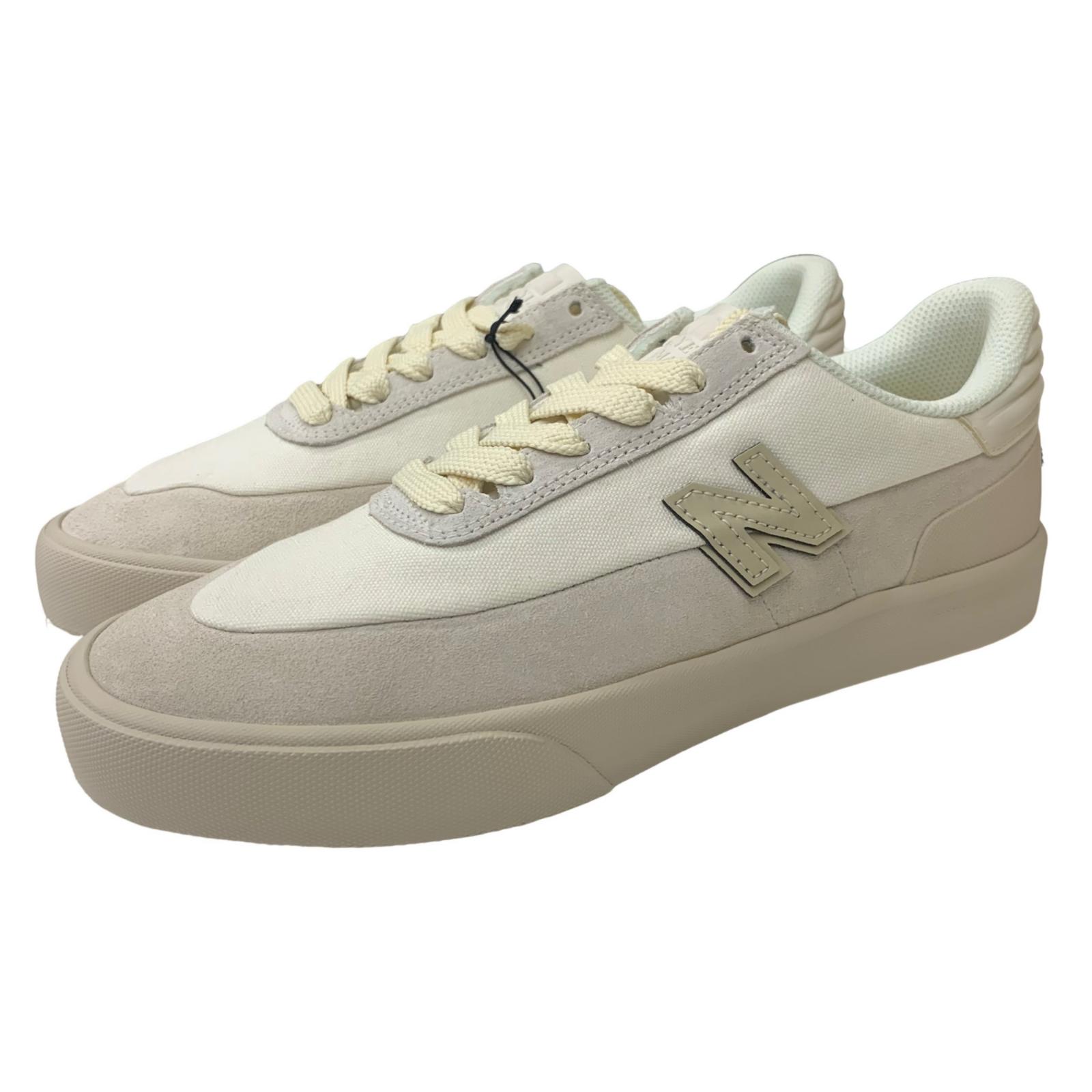 【中古】NEW BALANCE | ニュー平衡にする Stone Island Marina × New Balance Numeric 272 \u0027Ivory\u0027 スニーカー NM272STN 白いこと 26.5珊【瀬戸大橋店】