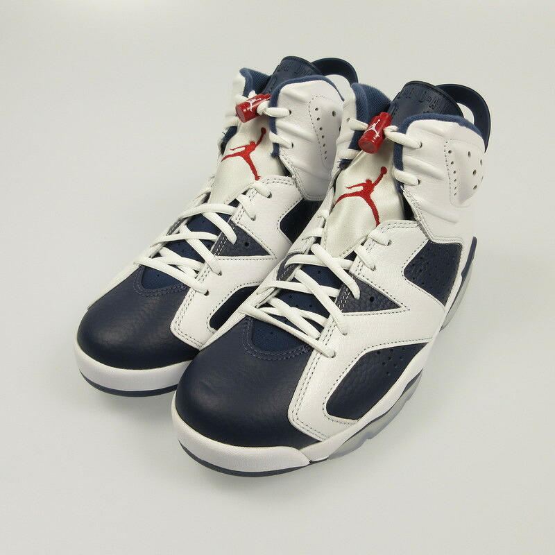 【中古】NIKE | ナイキ AIR JORDAN 6 RETRO WHITE AND MIDNIGHT NAVY スニーカー CT8529-164 年式:2024S/S ホワイト 27cm【姫路東店】