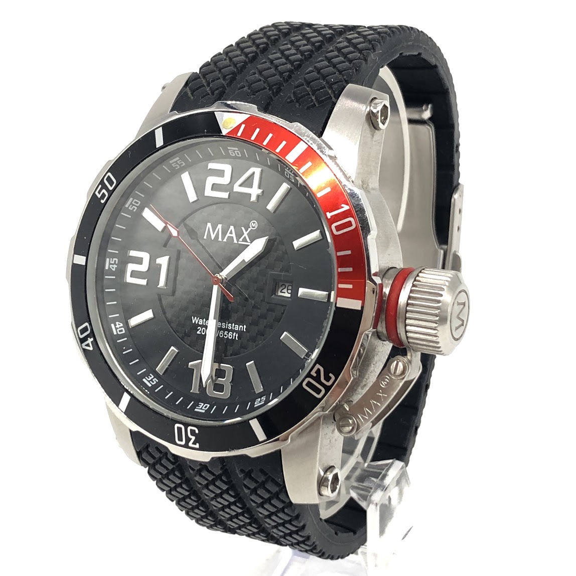 【中古】MAX | マックス アナログクォーツ 腕時計 5-MAX543 ブラック【倉吉店】