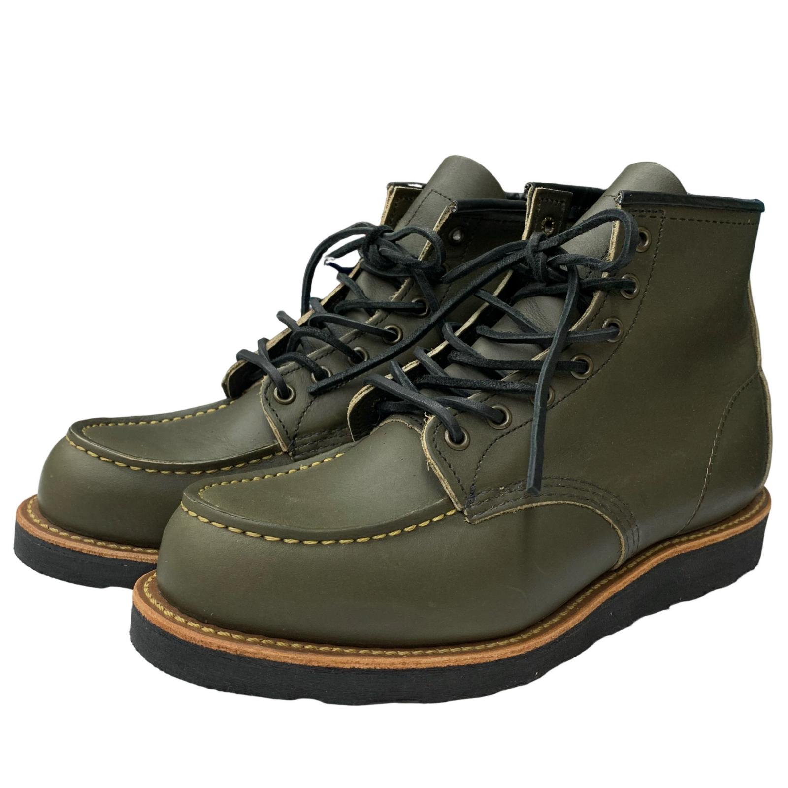 【中古】RED WING | レッドウィング モックトゥ アルパインポーテージ ブーツ 8828 USA:8.5 グリーン 26.5cm【瀬戸大橋店】