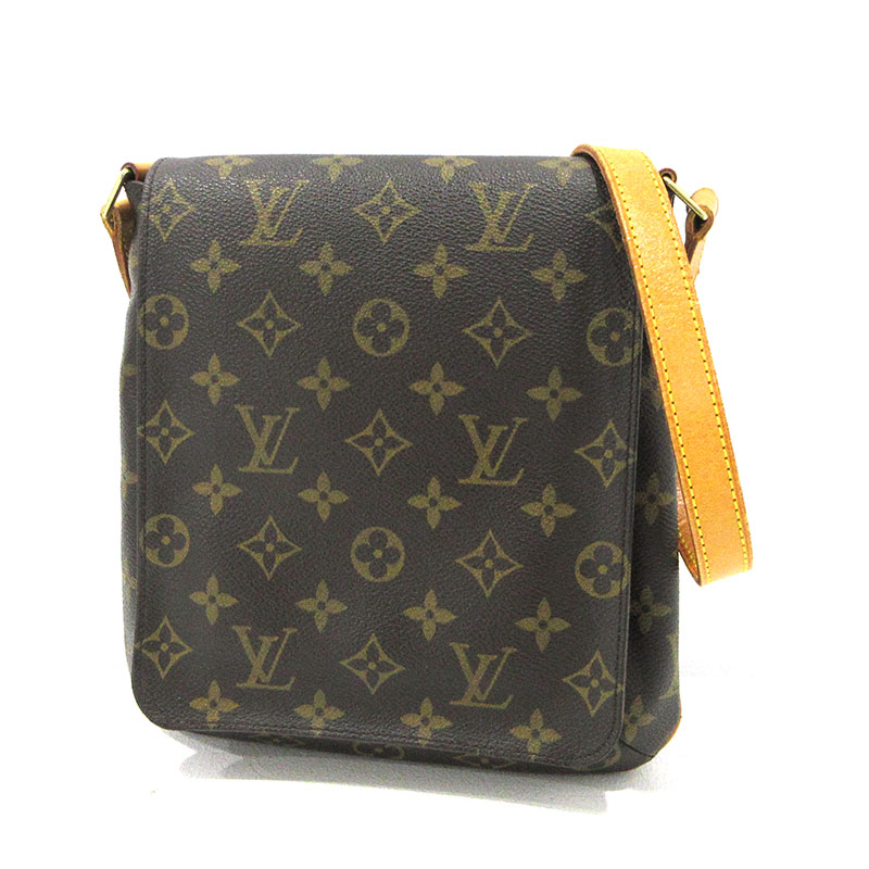【中古】LOUIS VUITTON | ルイ・ヴィトン モノグラム ミュゼットサルサ ショート ショルダーバッグ M51258 ブラウン【三重本店】