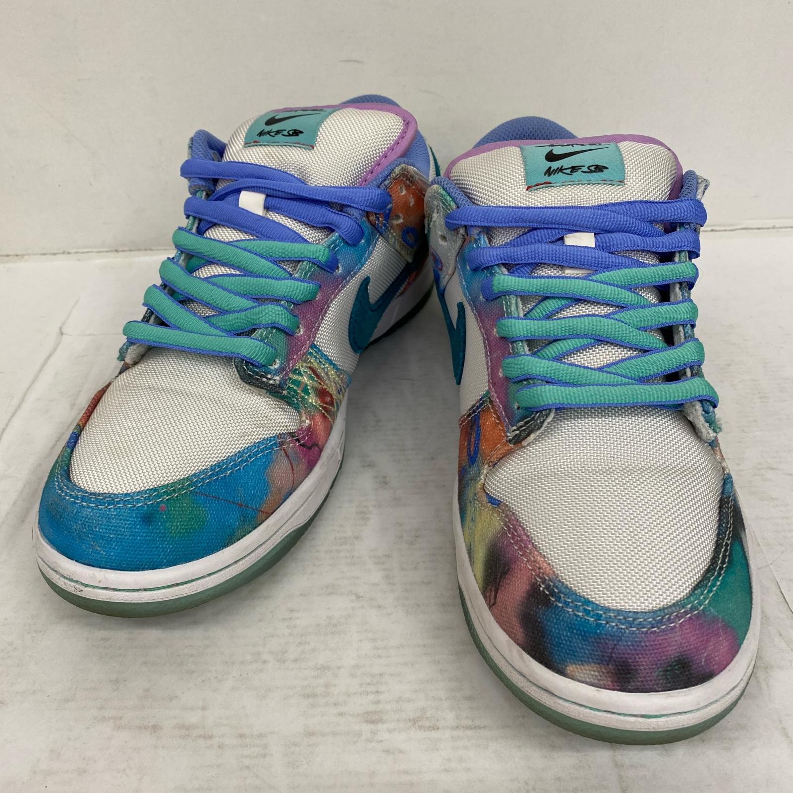【中古】NIKE | ナイキ Futura×SB Dunk Low スニーカー HF6061-400 青色 25.5糎【加古川店】