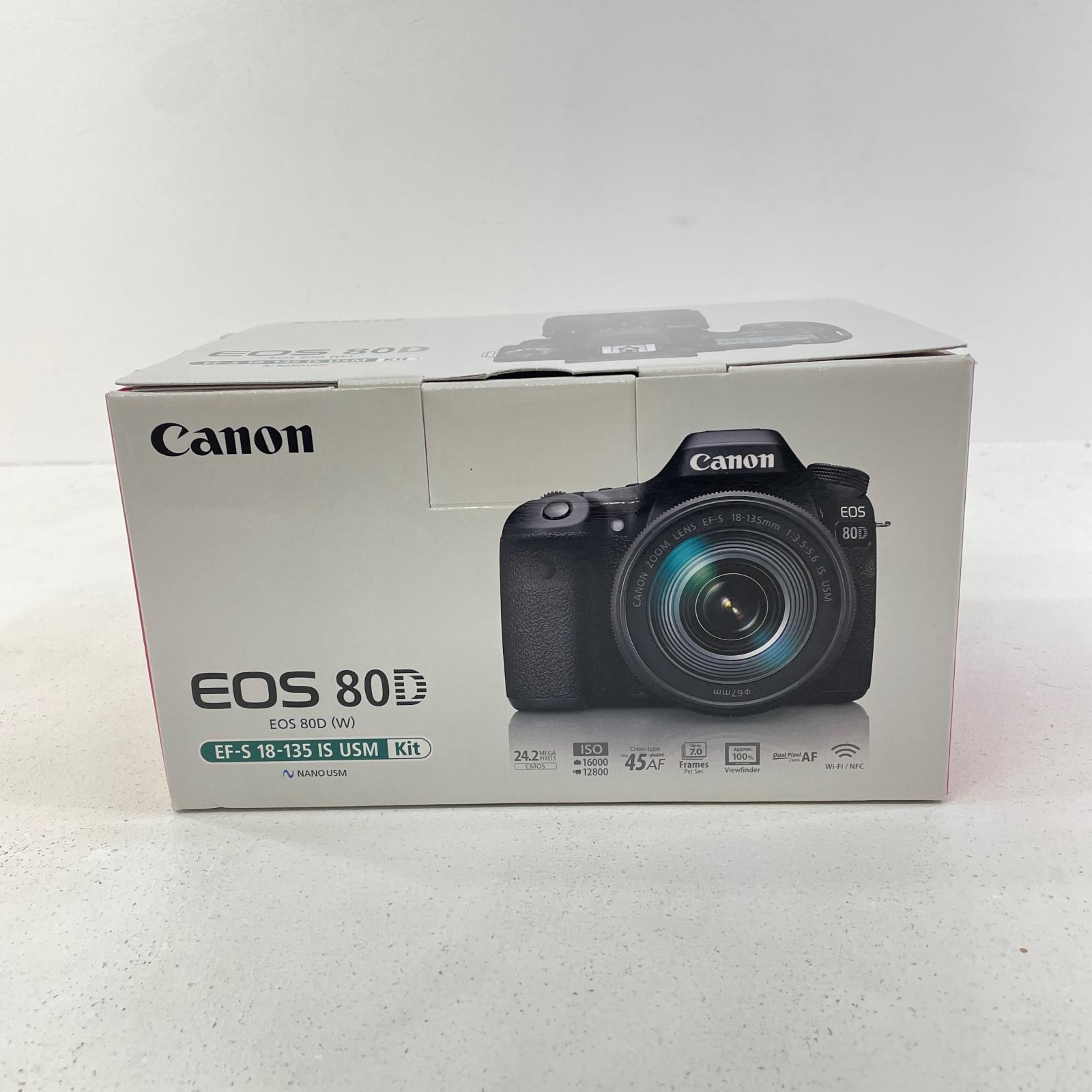 【中古】 CANON | 加農砲 EOS 80D EF-S18-135 IS USM 水晶体一揃いの道具【尾張小牧店】