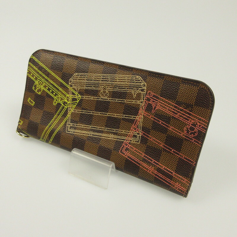 【中古】LOUIS VUITTON | ルイ・ヴィトン ダミエ ポルトフォイユアンソリットトランク 長紙入れ N63025【姫路東店】