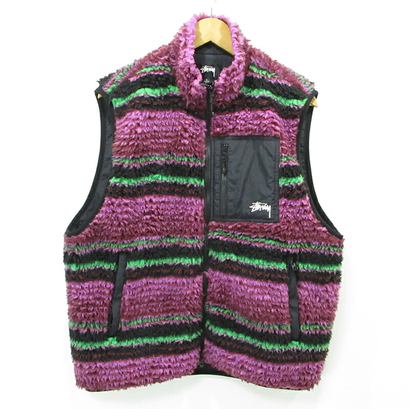 STUSSY/ステューシー　裏メッシュユーティリティベスト　サイズ：S　カラー：ライトベージュ　19n08 STUSSY（ベスト）のフリマアイテム一覧