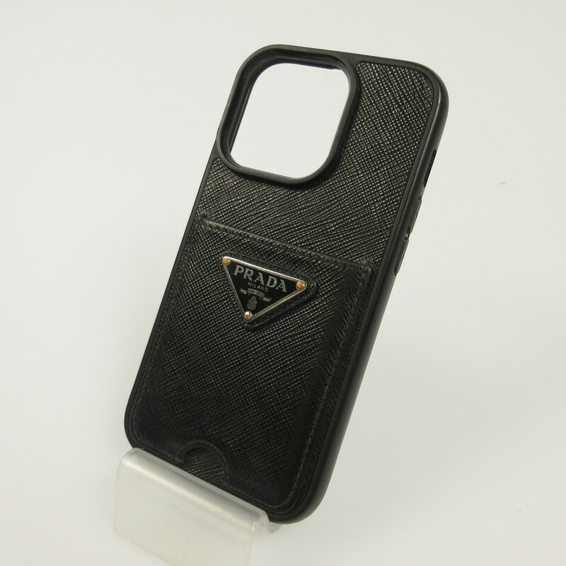 【✨専用✨】プラダ iPhone15 ケース 三角ロゴ ブラック RFID搭載 ✨専用✨】プラダ iPhone15 ケース 三角ロゴ ブラック RFID搭載