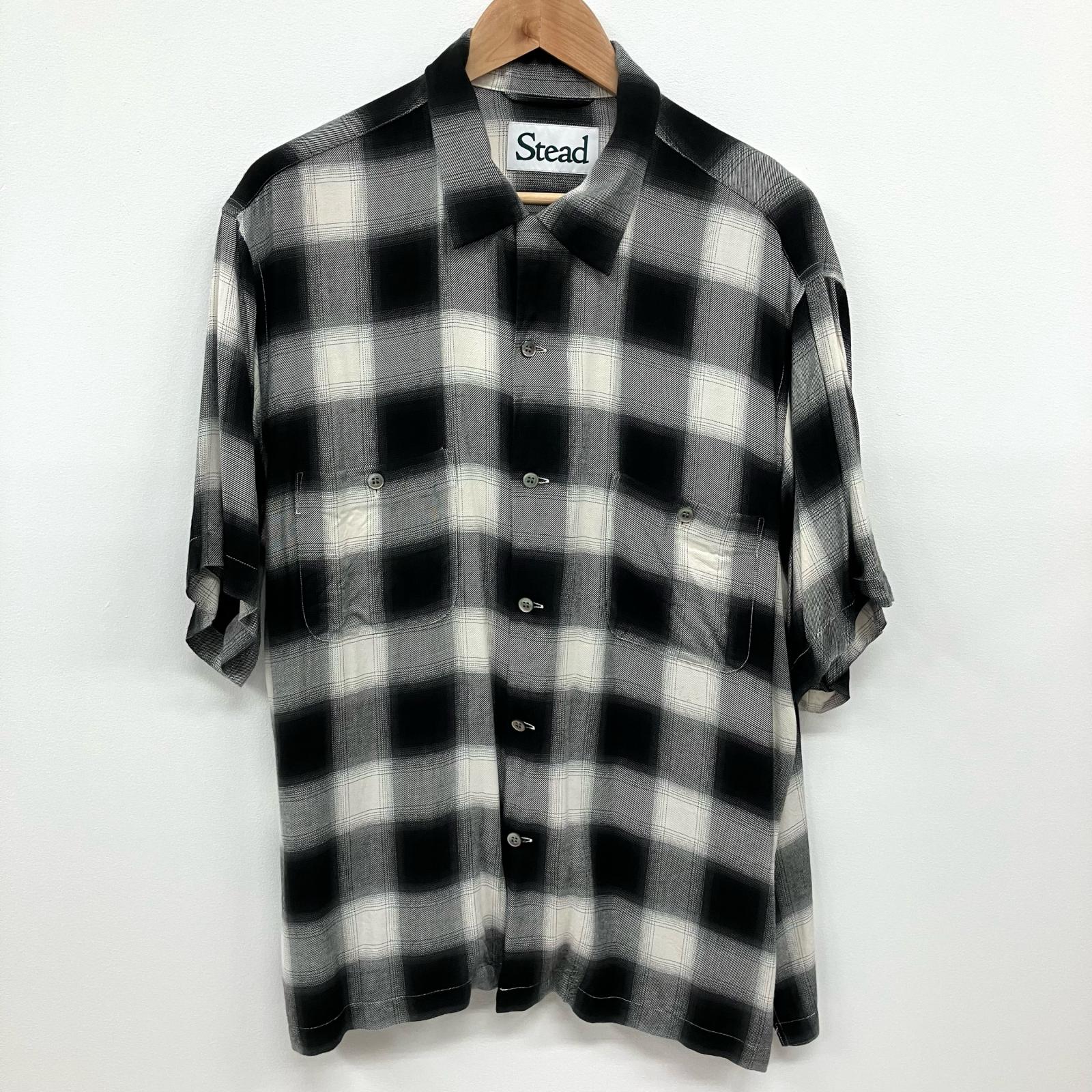 【中古】 J.S HOMESTEAD オンブレチェックシャツ 半袖シャツ 24-051-470-1520-1-0 サイズ：M【イオン広店】