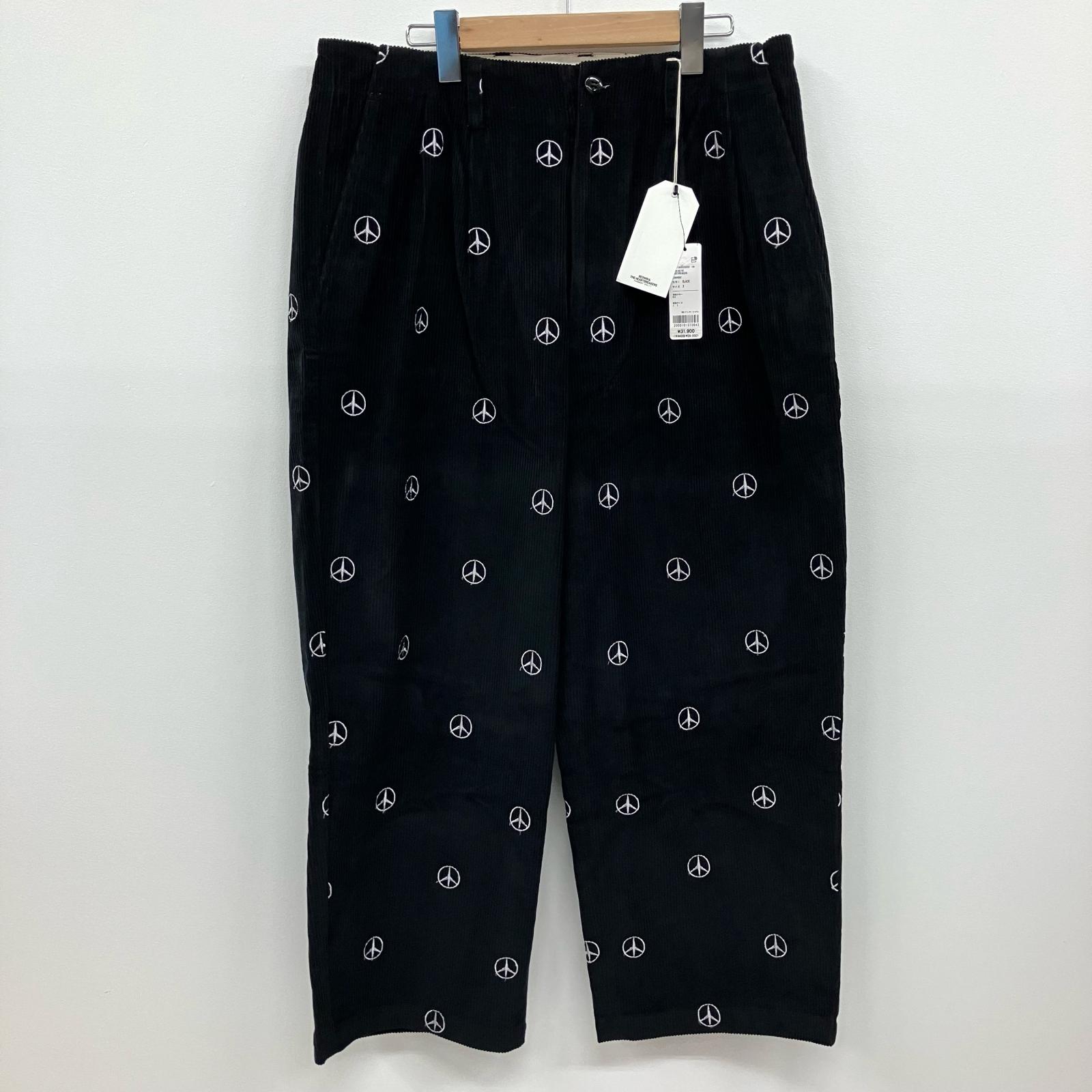 【中古】BEDWIN | ベドウィン 10L CORDUROY WIDE PANTS ”WYLER THE HEARTBREAKERS パンツ 23AB4697 ブラック サイズ：3【イオン広店】