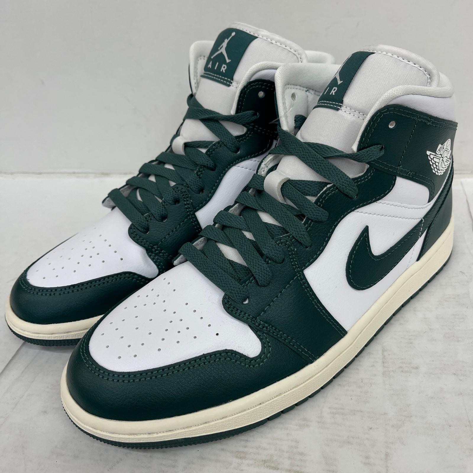 【中古】NIKE | ナイキ Women\u0027s Air Jordan 1 Mid スニーカー BQ6472-133 カーキ緑であること 28珊【加古川店】