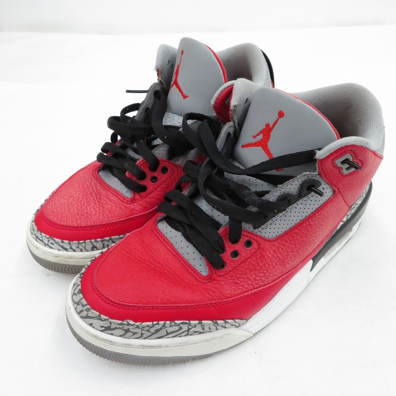 【中古】NIKE | ナイキ Air Jordan 3 Retro SE Unite Fire Red スニーカー CK5692-600 エアジョーダン レッド 27cm【瀬戸大橋店】