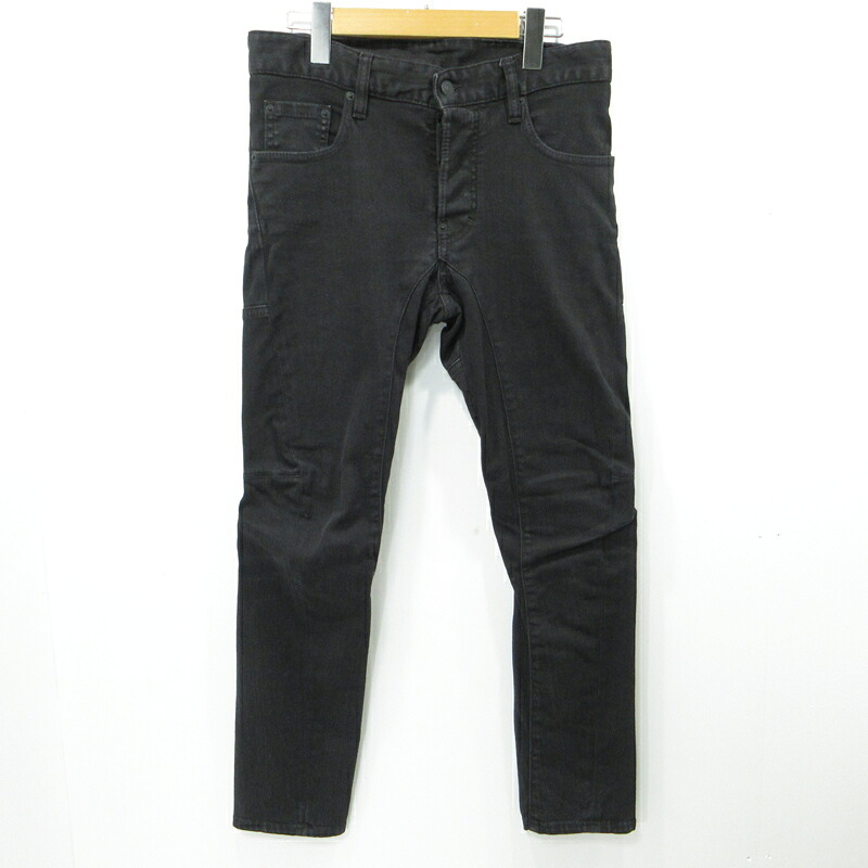 【中古】DSQUARED2 | ディースクエアード TIDY BIKER JENA ジーンズ タイディー バイ鉄道車両 ジーン ボタンフライデニムパンツ S74LB0619 黒いこと 大きさ：42【三重中央局】