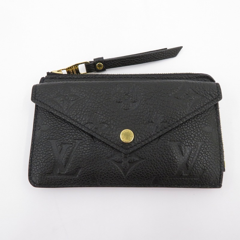 【中古】LOUIS VUITTON | ルイ・ヴィトン モノグラム アンプラント カードケース ポルト カルト･レクト ヴェルソ M69421 ブラック【瀬戸大橋店】