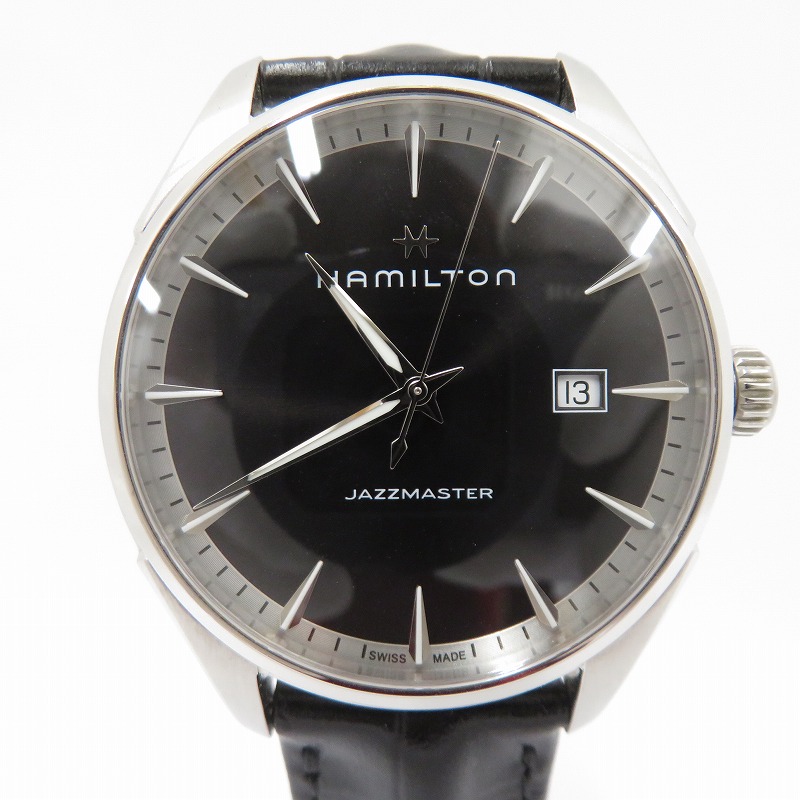 【中古】HAMILTON | ハミルトン JAZZMASTER アナログ ウォッチ H32451731 黒いこと【瀬戸大橋店】