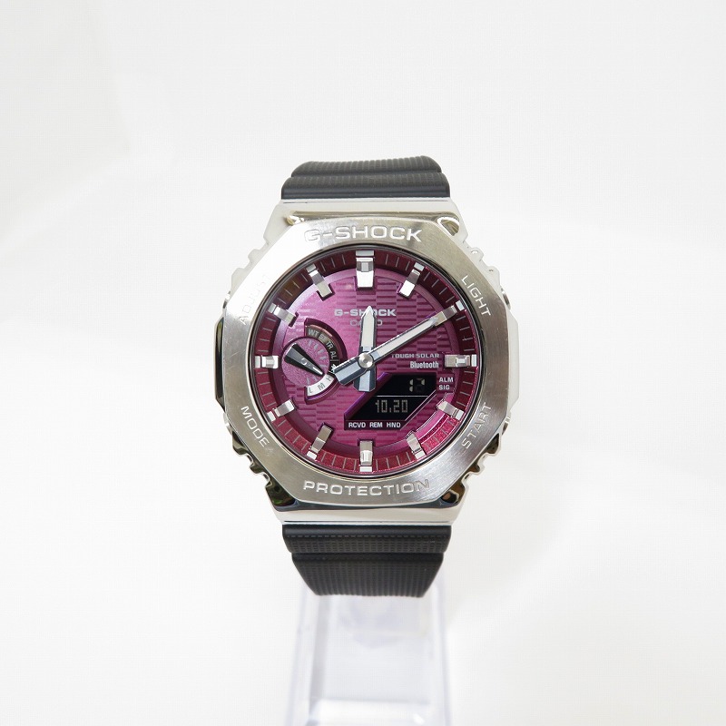 【中古】G-SHOCK | ジーショック ANALOG-DIGITAL/2100 Series 腕時計 アナデジクオーツ GBM-2100A-4BJF パープル【瀬戸大橋店】