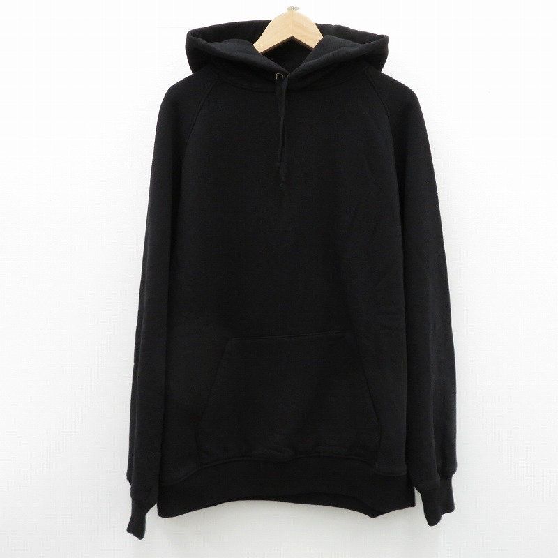 COMOLI コモリ 24SS 製品染 裏毛 ジップパーカー ブラック 2 COMOLI