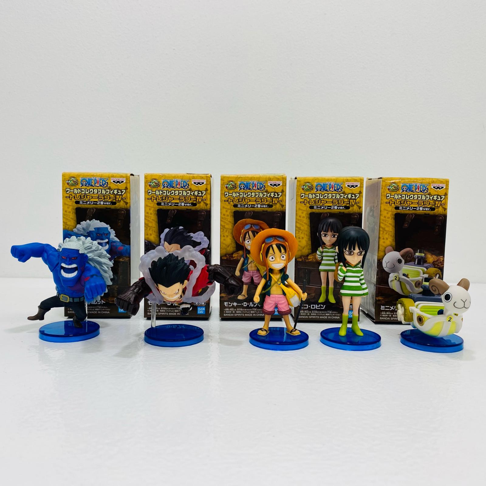 【中古】 '全5種セット「ワンピース」WCF-トレジャーラリーIVミニメリー2号Ver.-'