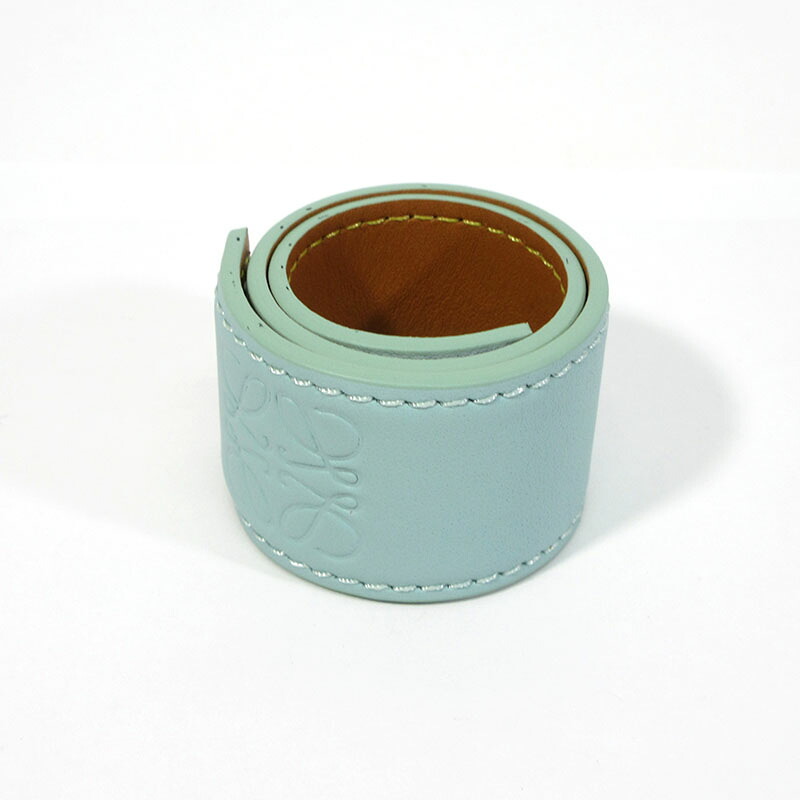 【中古】LOEWE | ロエベ SMALL SLAP BRACELET スモール スラップ ブレスレット ライトブルー【三重本店】