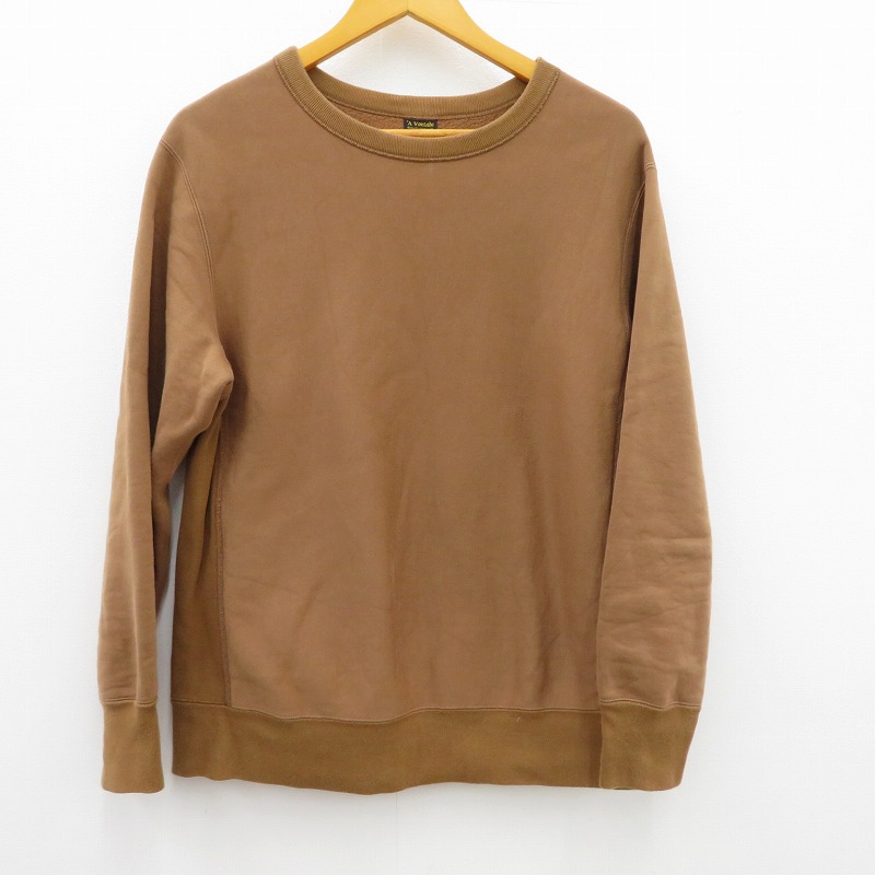 【中古】A VONTADE | アボンタージ スウェット ブラウン サイズ：M【瀬戸大橋店】