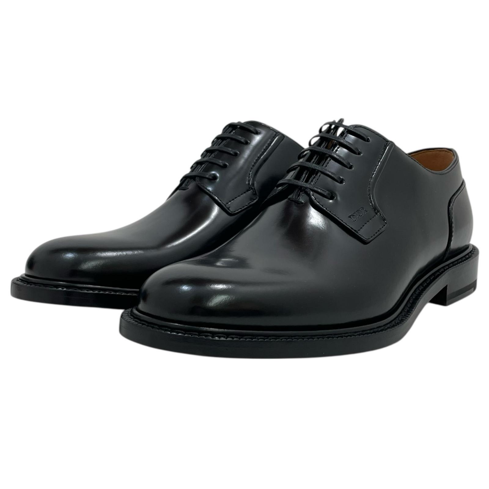 【中古】Dior | ディオール レザーシューズ ビジネスシューズ 靴 CD3DE287YON ブラック サイズ：39【尾張小牧店】