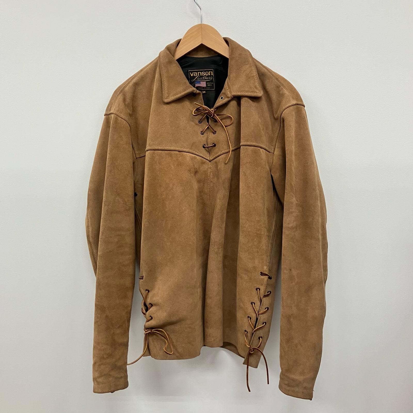 【中古】VANSON | バンソン プルオーバースウェードジャケット その他アウター ベージュ【イオン広店】 8,960円