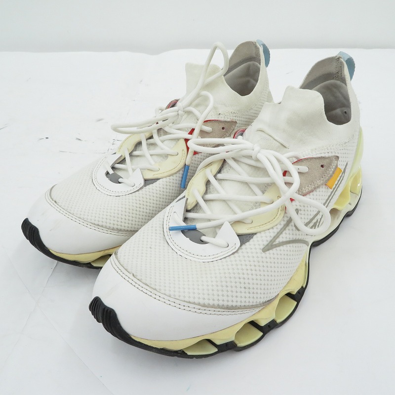 【中古】Mizuno | ミズノ スニーカー D1GA220203 ホワイト 27.5cm【瀬戸大橋店】