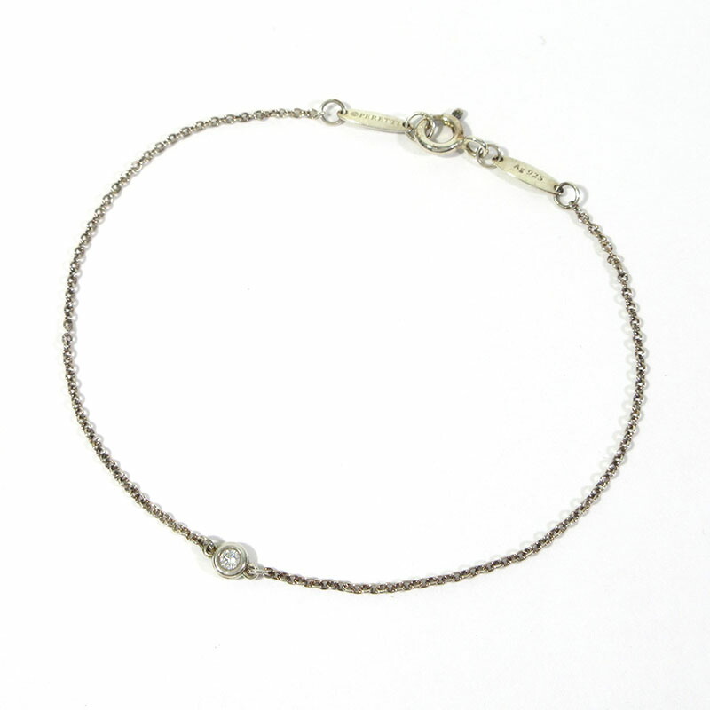 【中古】Tiffany&co | ティファニー エルサ・ペレッティ ダイヤモンド バイ ザ ヤード ブレスレット シルバー【三重本店】