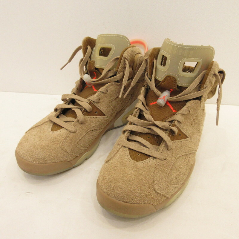 【中古】NIKE | ナイキ×Travis Scott AIR JORDAN 6 RETRO BRITISH スニーカー DH0690-200 2021S/S ベージュ【姫路東店】