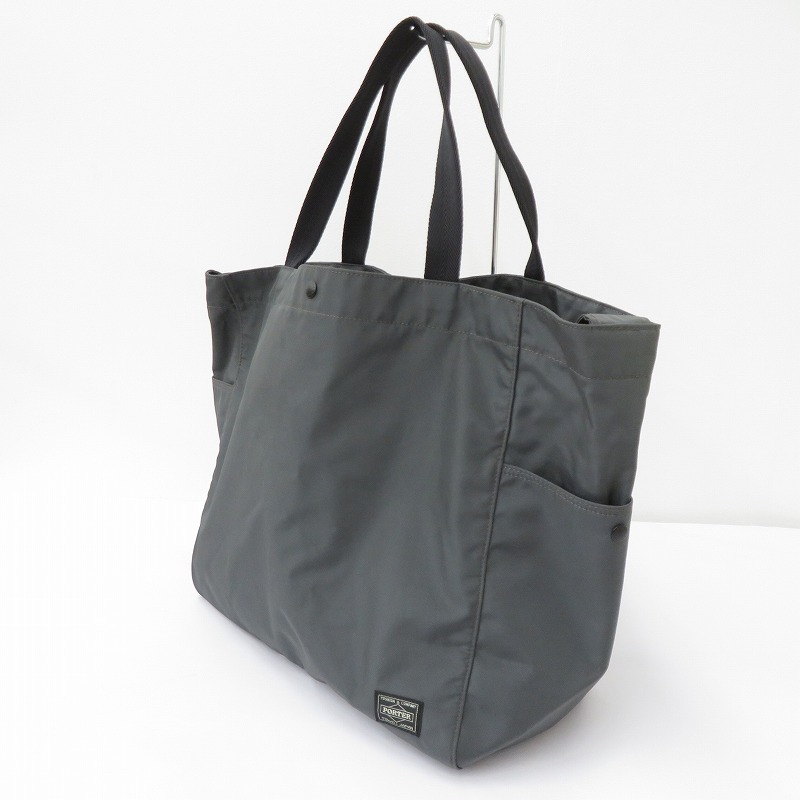 【中古】PORTER | ポーター JOIN 2WAY トートバッグ 872-07646 グレー【瀬戸大橋店】|お宝市番館
