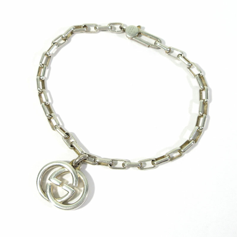 【中古】GUCCI | グッチ インターロッキングG ブレスレット シルバー【三重本店】