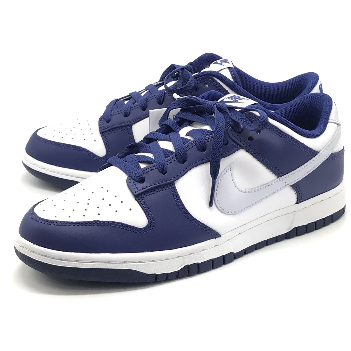 【中古】NIKE | ナイキ DUNK LOW RETRO DEEP ROYAL ダンク ロー レトロ スニーカー DV0833-401 ディープロイヤル×ホワイト 28.5cm【倉吉店】