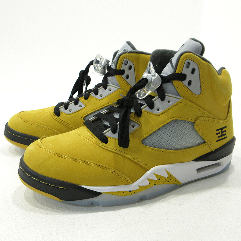 【中古】NIKE | ナイキ AIR JORDAN 5 RETRO エア ジョーダン 5 レトロ T23/2025 スニーカー IO3372-700 イエロー サイズ：26.5cm【三重本店】