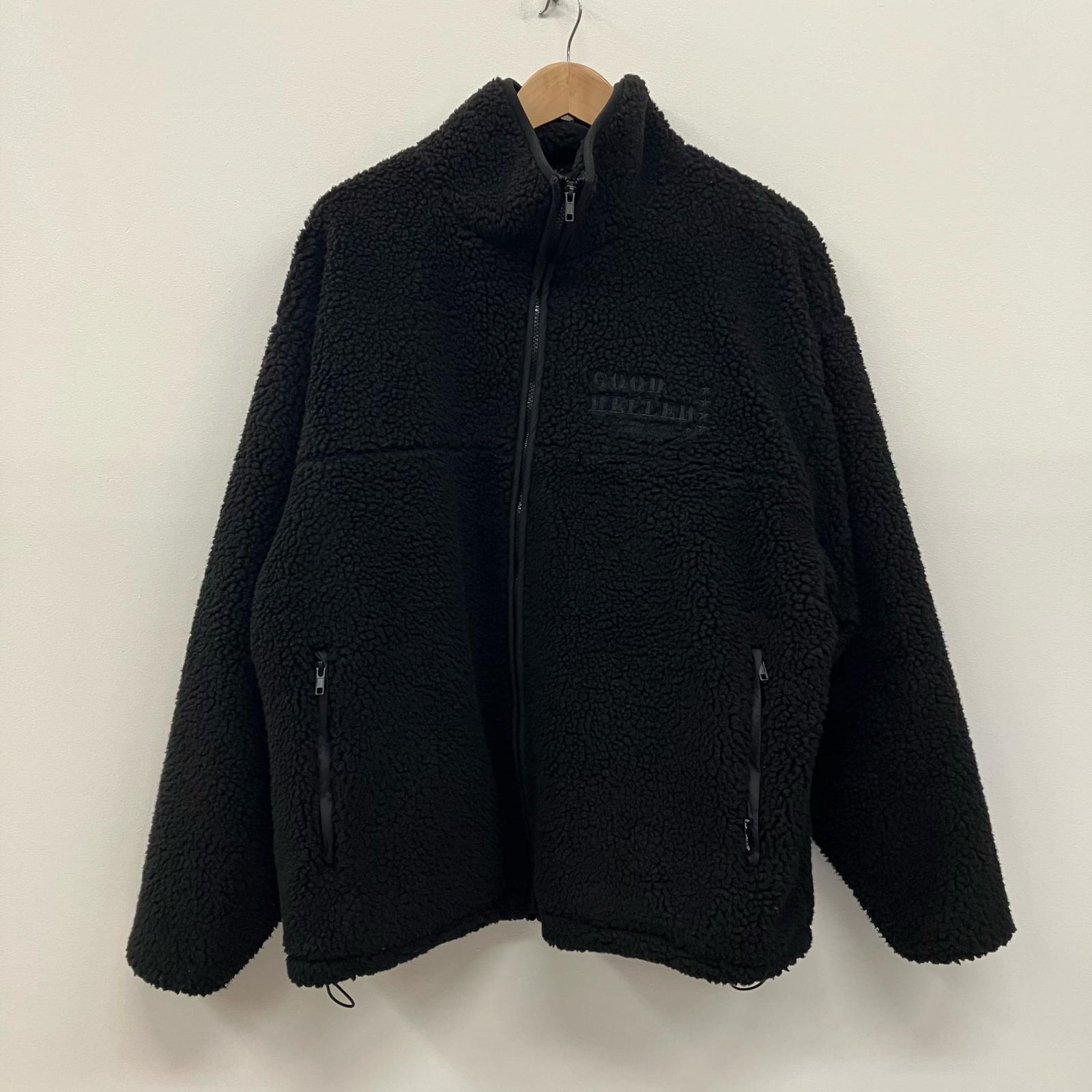 【中古】 BOA FLEECE JACKET　GOOD HELLER その他トップス ブラック サイズ：L【イオン広店】