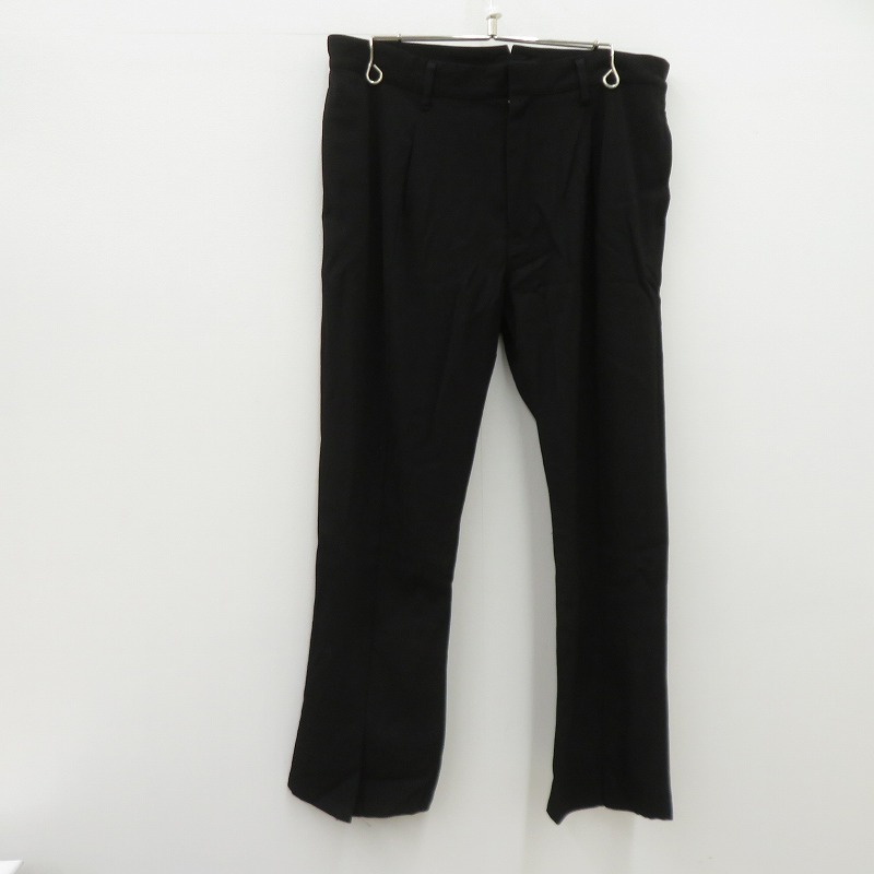 【中古】BED J.W. FORD | ベッドフォード Flare Pants ウールパンツ  20AW-B-PT01 ブラック サイズ：2【瀬戸大橋店】