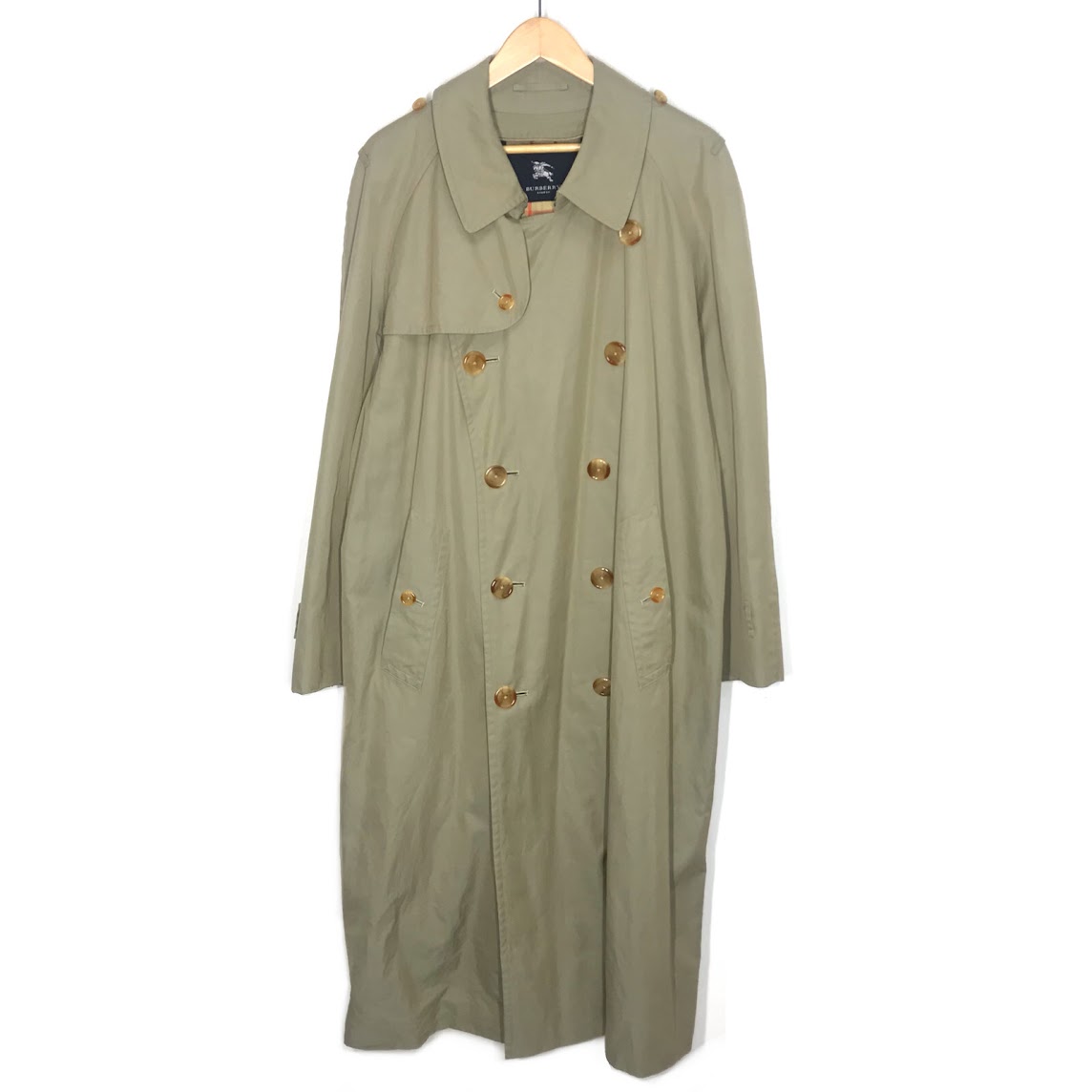 バーバリーロンドン　ステンカラーコート　ベージュ　11号 中古・古着通販】BURBERRY LONDON (バーバリーロンドン) ステンカラー