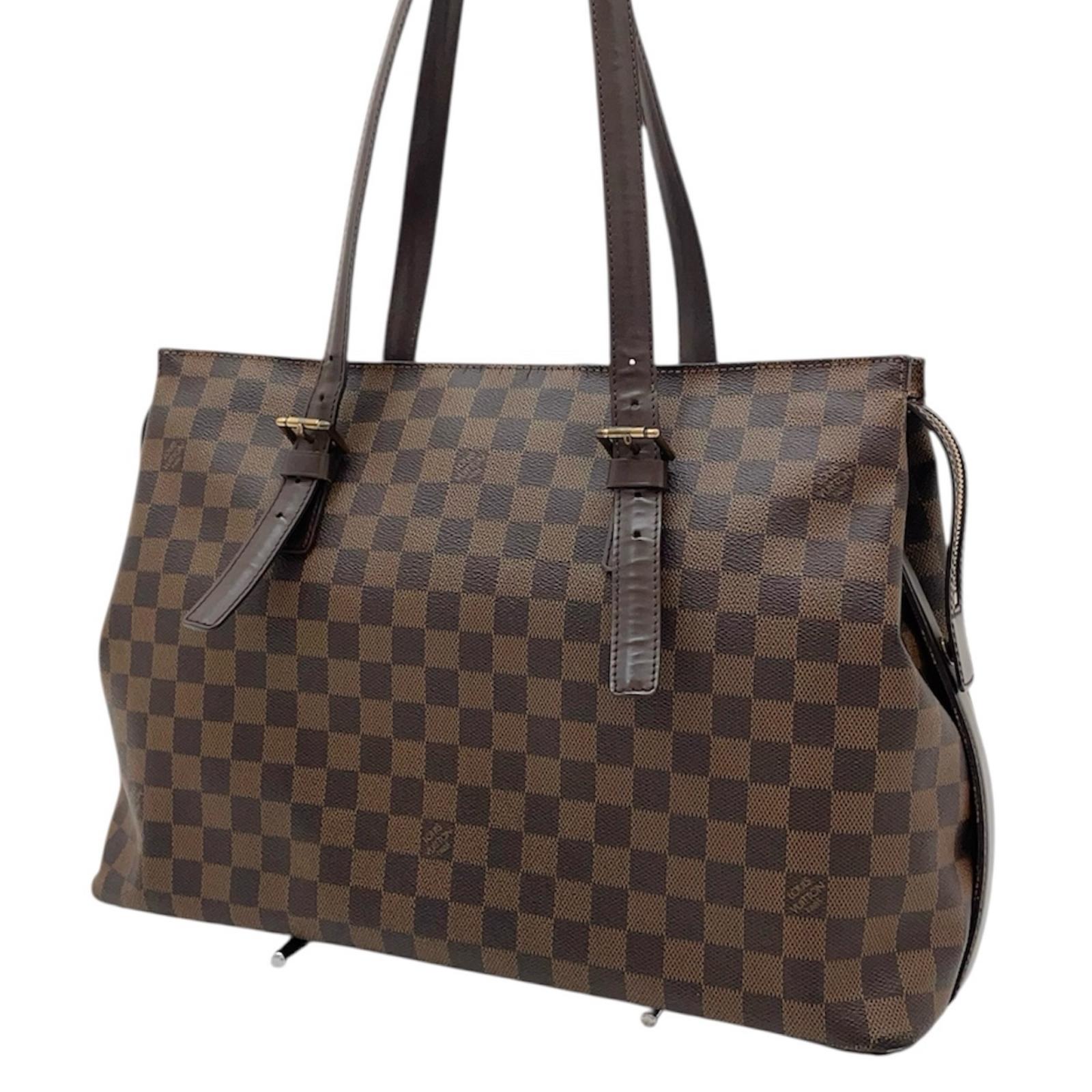【中古】LOUIS VUITTON | ルイ・ヴィトン チェルシー ダミエ トートバッグ N51119 ブラウン【尾張小牧店】｜お宝市番館