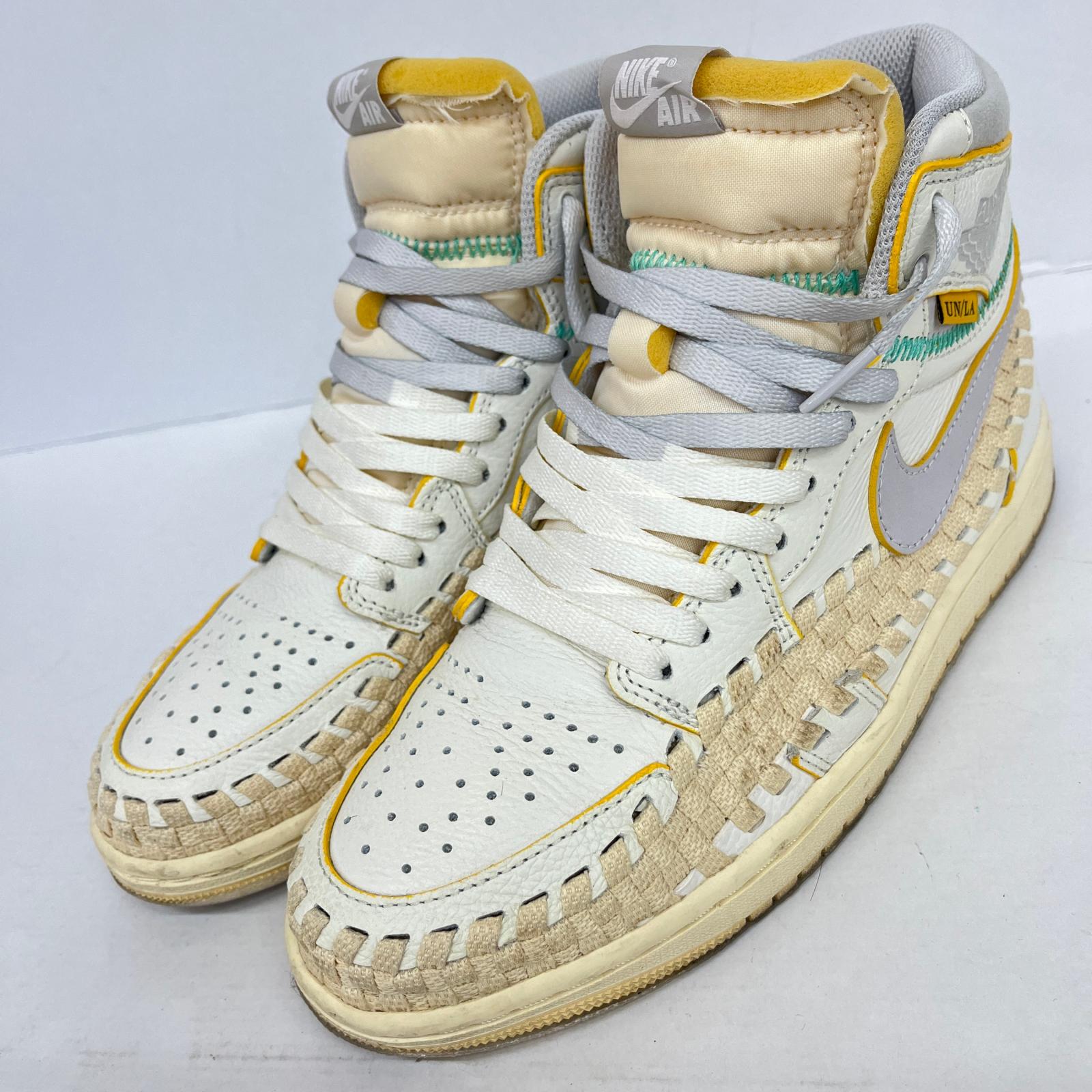 【中古】NIKE | ナイキ UNION×Air Jordan 1 High OG スニーカー FD2555-100 白いこと 25.5珊【加古川店】