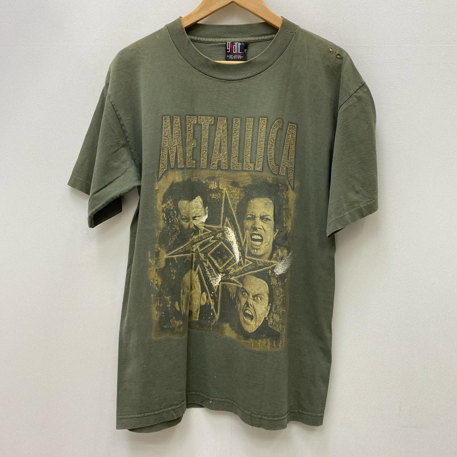 【中古】 METALLICA POOR TOURING ME 半袖Ｔシャツ カーキ【加古川店】