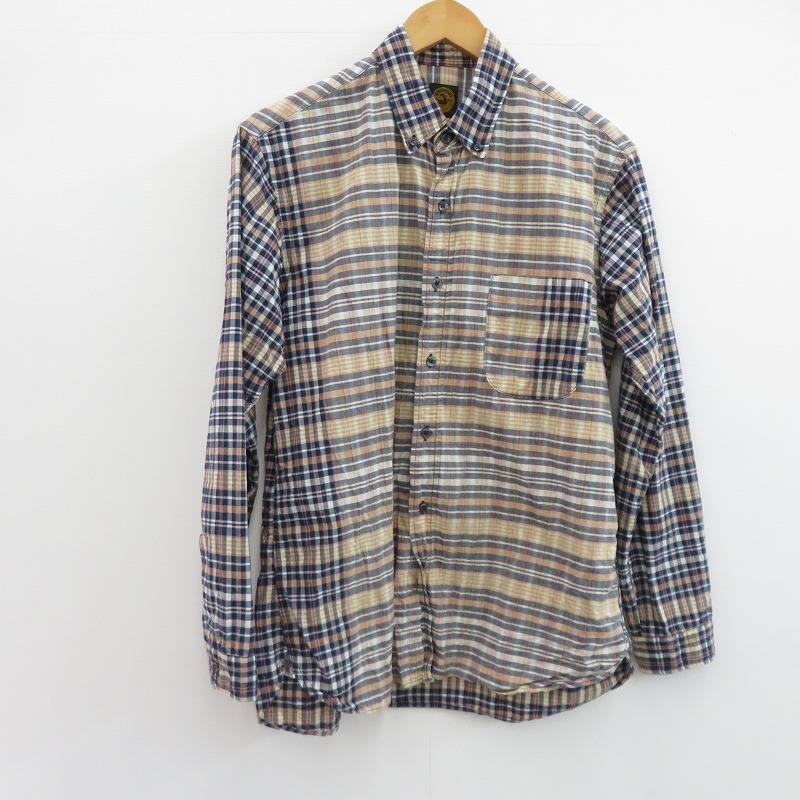 【中古】WARE HOUSE | お召しもの棲み家 お召しもの棲み家 King of the Madras Shirts 読み合わせる柄 長袖プルオーバー JG-16 マルチ色合い 大きさ：40【瀬戸大橋店】